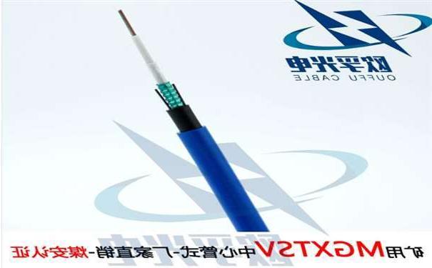 上饶市欧孚MGXTSV-8B1 矿用单模阻燃光缆G652D纤芯煤安证书